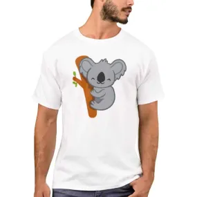 Nutcase Designer Round Neck Men's T-Shirt Wrinkle-Free Poly Cotton Tees - Cute Panda