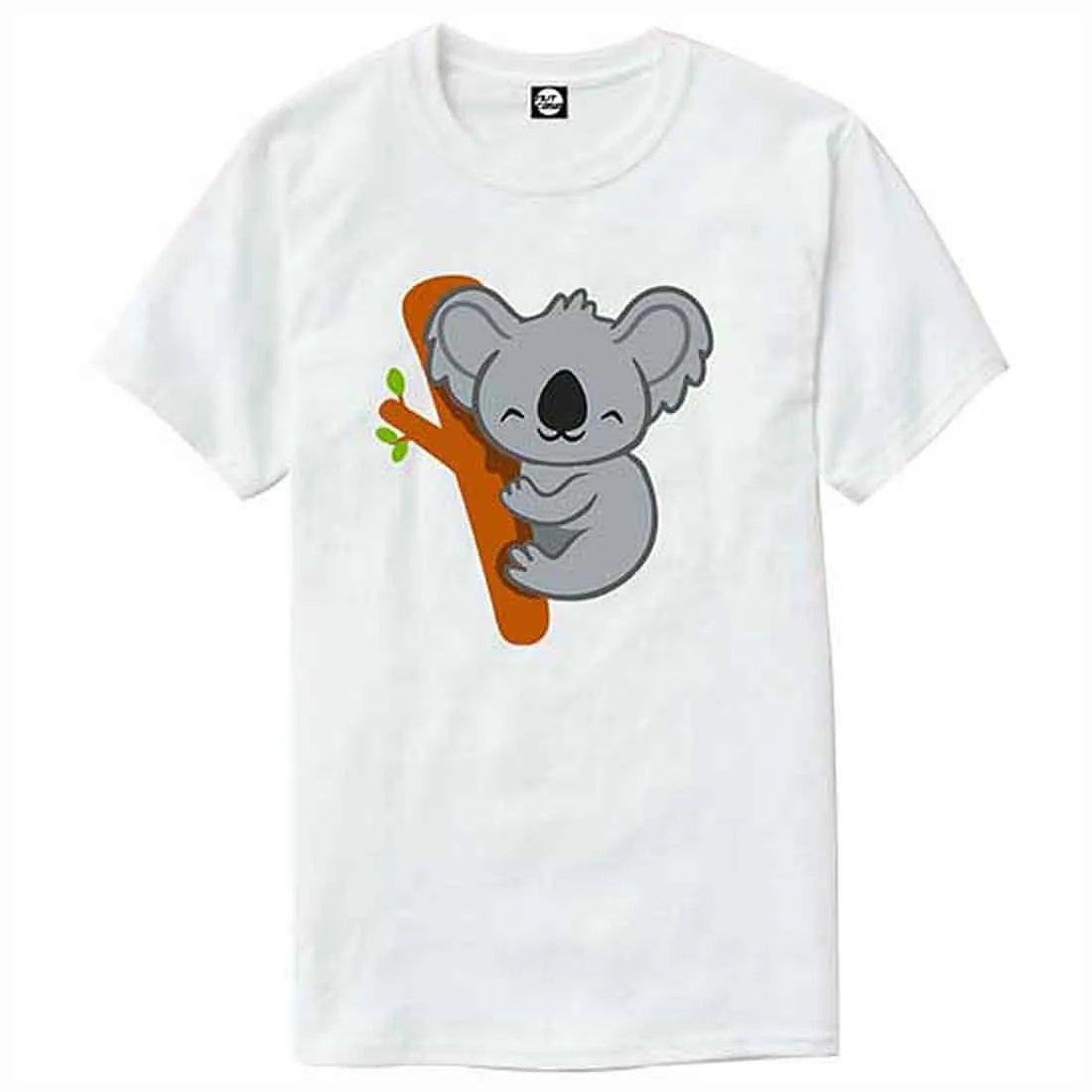 Nutcase Designer Round Neck Men's T-Shirt Wrinkle-Free Poly Cotton Tees - Cute Panda