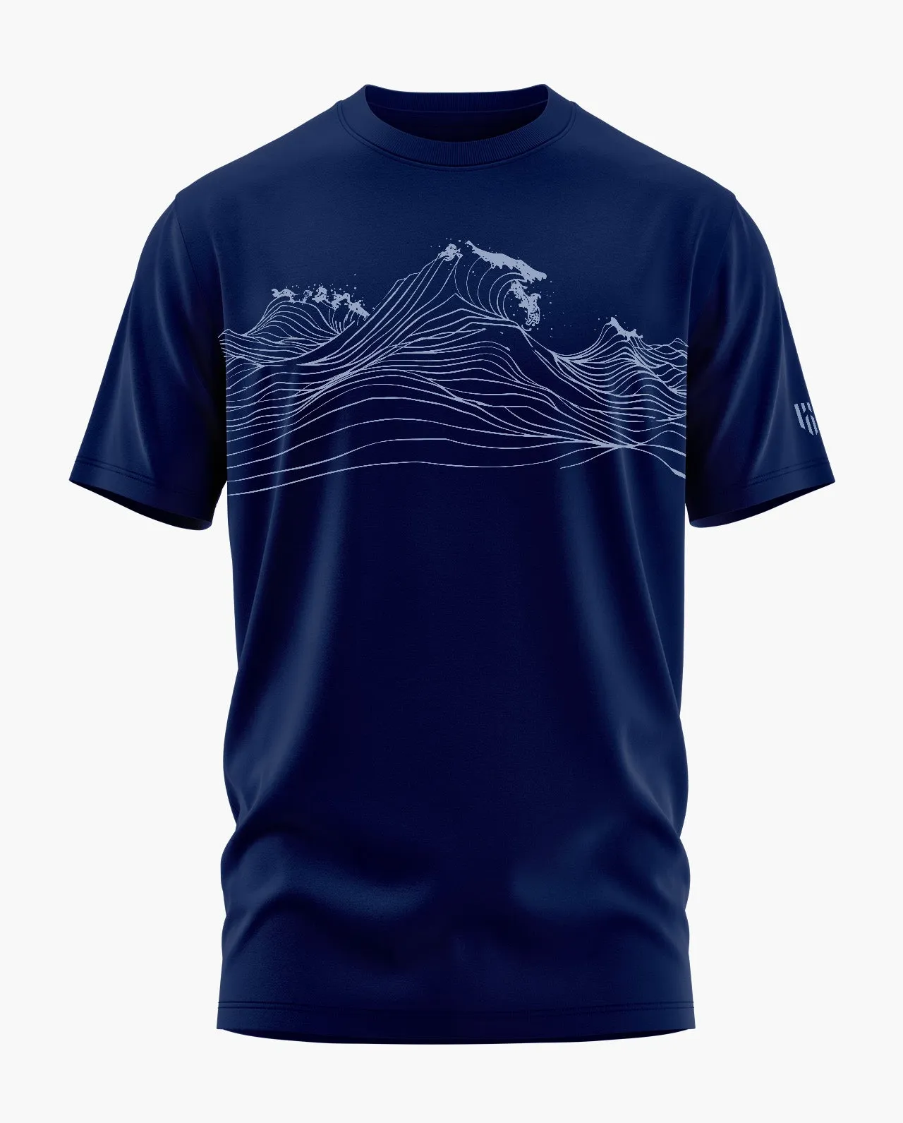 OCEAN WAVES Signature LuxeSoft Cotton T-Shirt