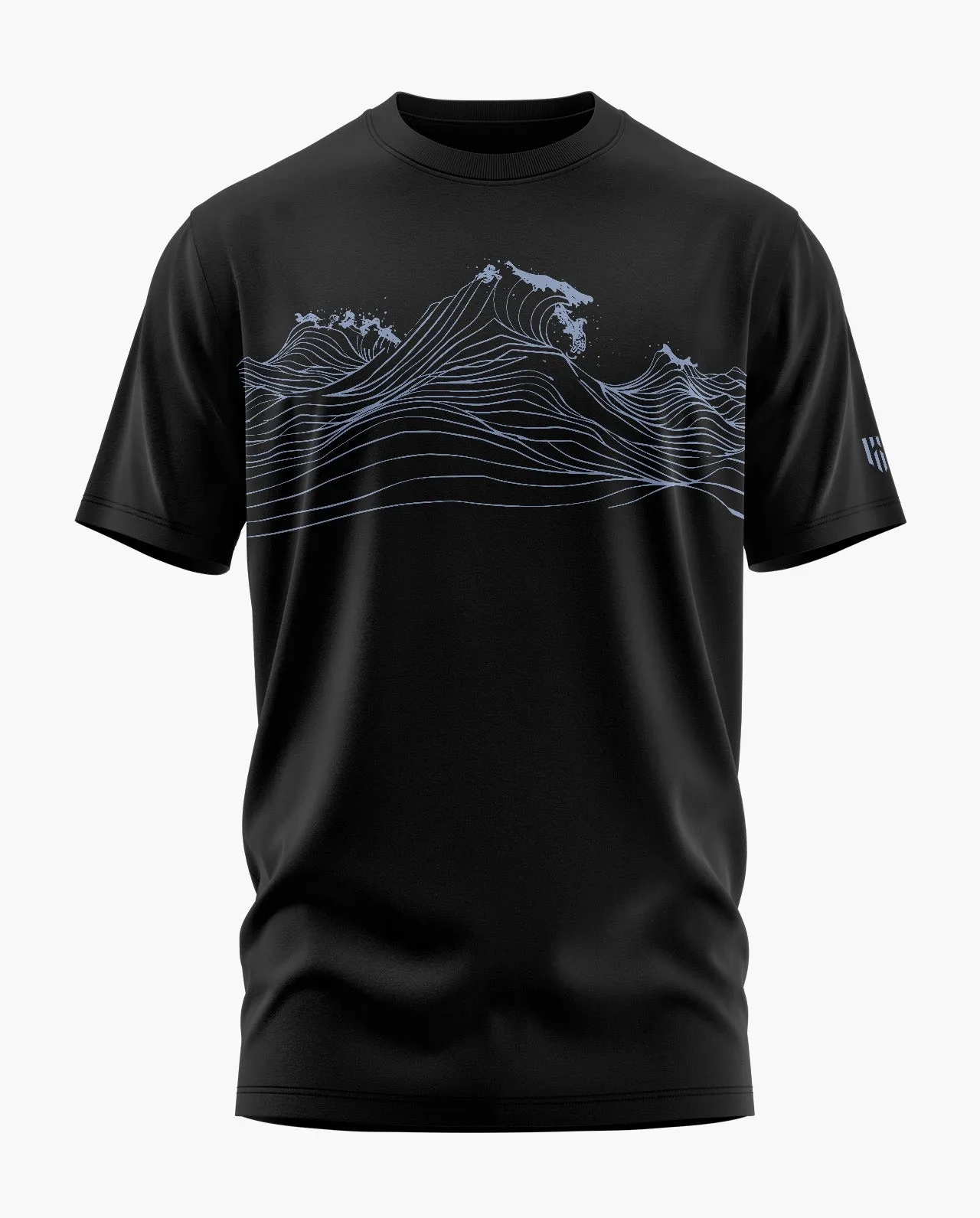 OCEAN WAVES Signature LuxeSoft Cotton T-Shirt