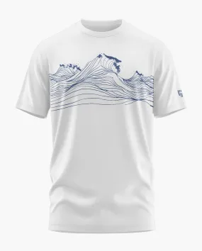 OCEAN WAVES Signature LuxeSoft Cotton T-Shirt