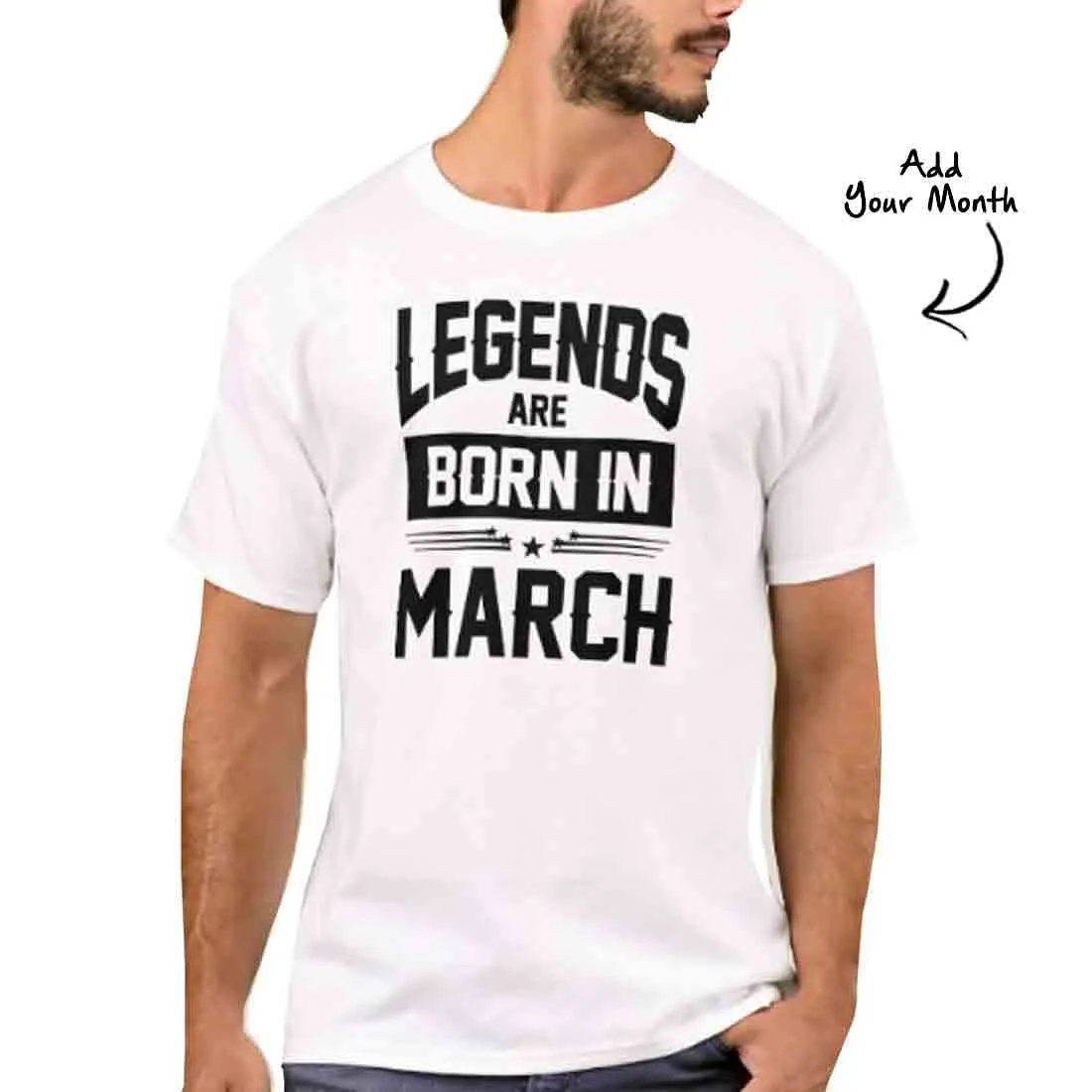 Personalized   Men's T-Shirt Poly Cotton Tees  - Legends