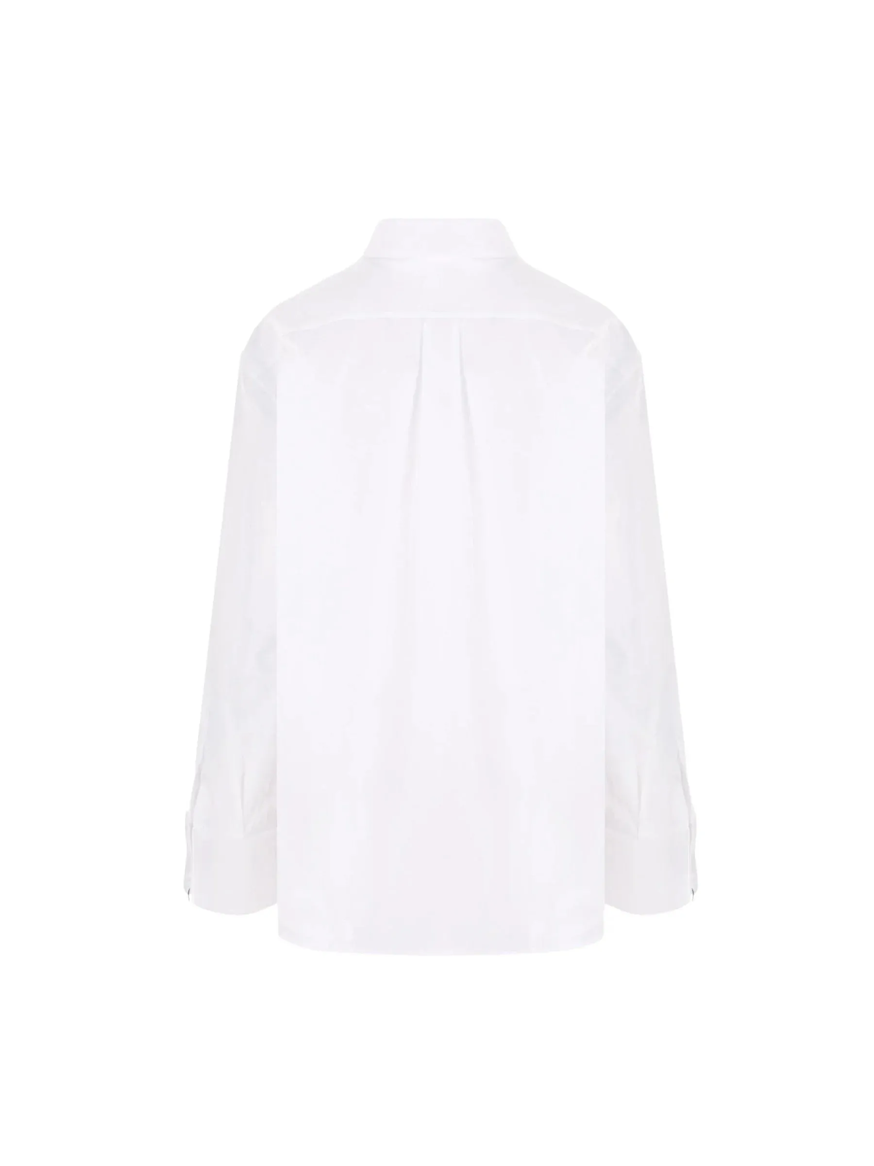 Poplin Button-Up Top