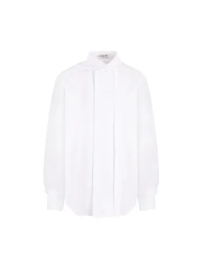 Poplin Button-Up Top