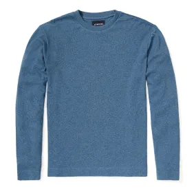 Poppy - Cobalt Textured Long Sleeve Tee