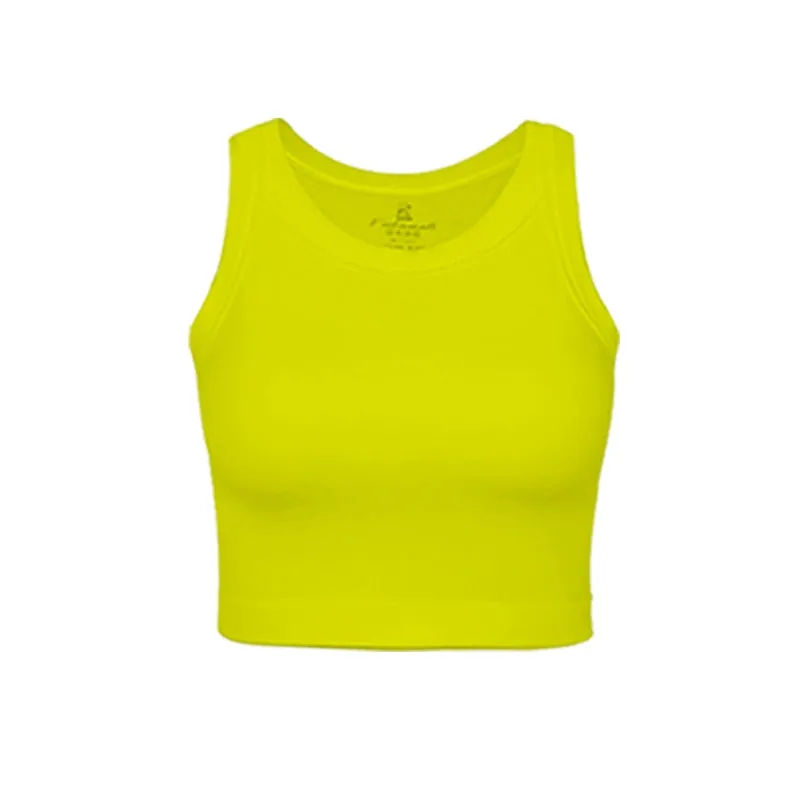 Rib Classic Fixed Cup I-Shaped Vest Tops