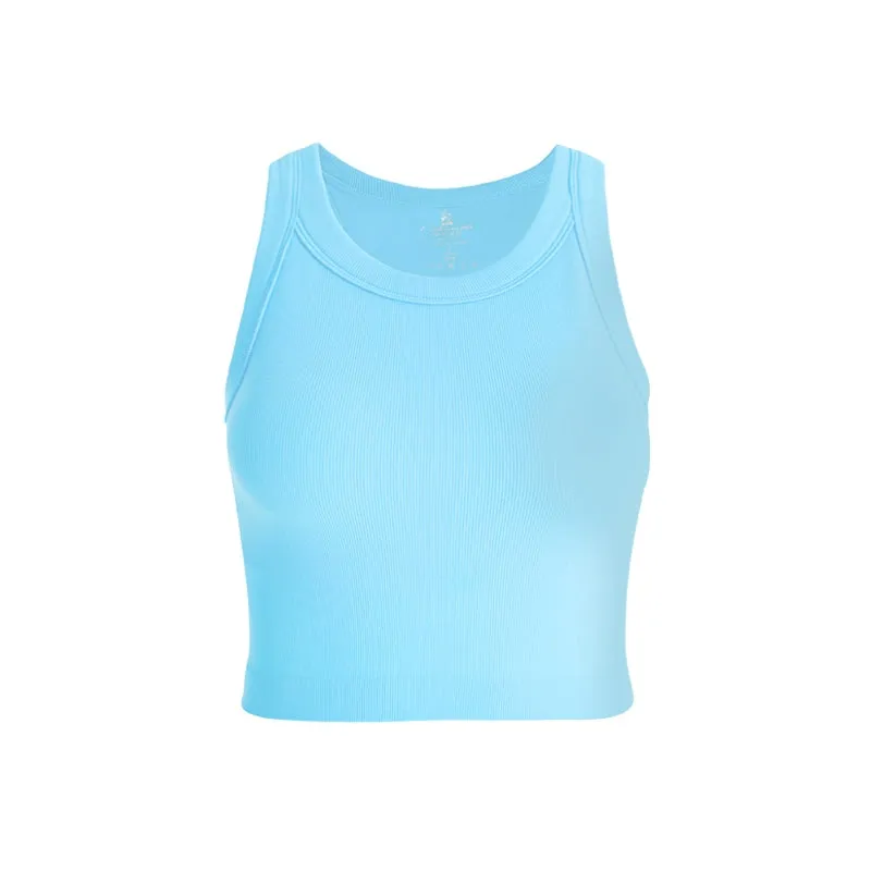 Rib Classic Fixed Cup I-Shaped Vest Tops