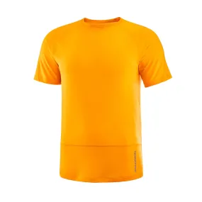 Salomon | Men's Cross Run Short Sleeve T-Shirt - Zinnia