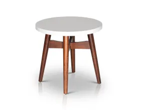 Serena Silverstone Round End Table