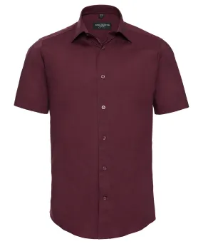 Short sleeve easycare fitted shirt | Port