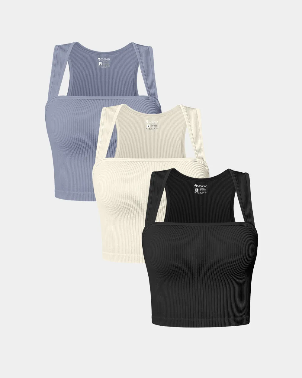 Sleeveless Square Neck tops