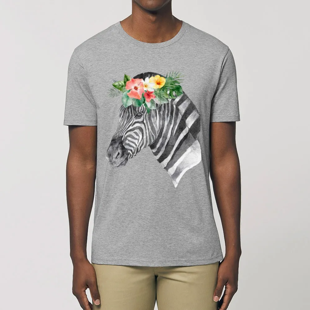 T-Shirt - Floral Zebra