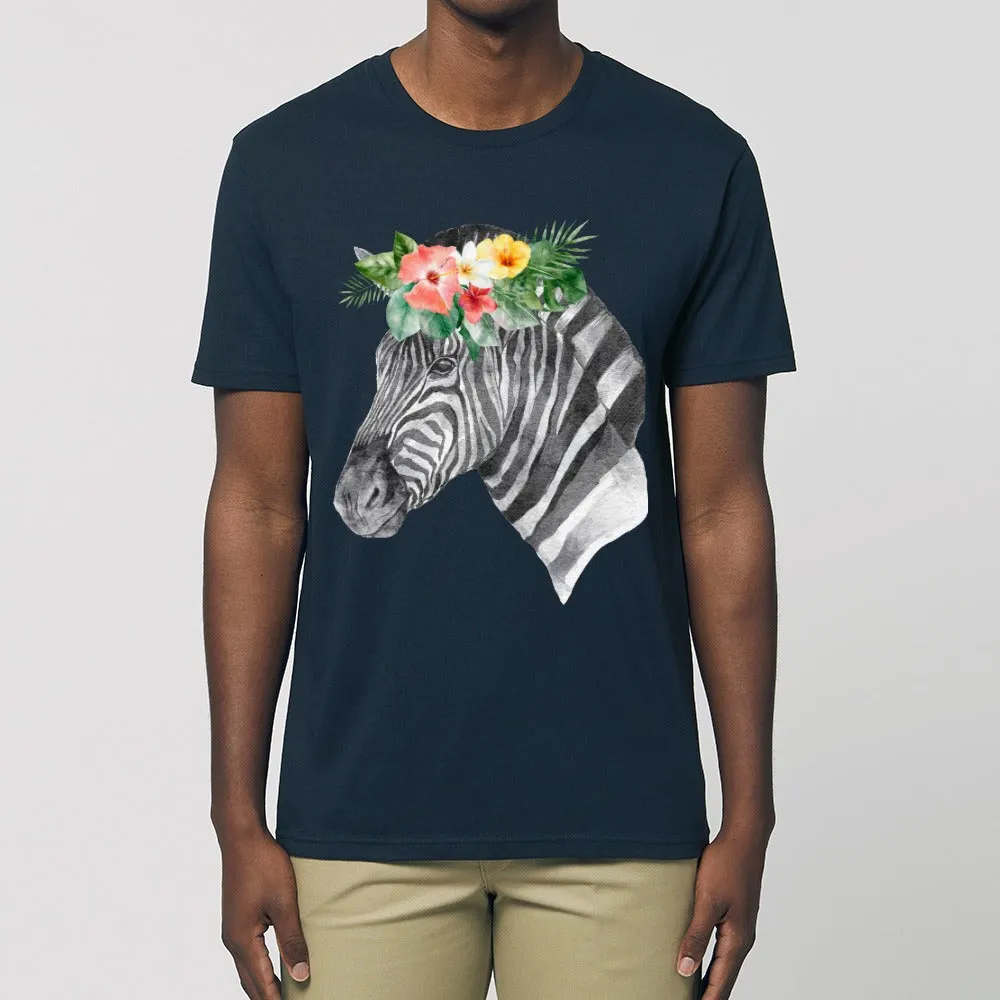 T-Shirt - Floral Zebra