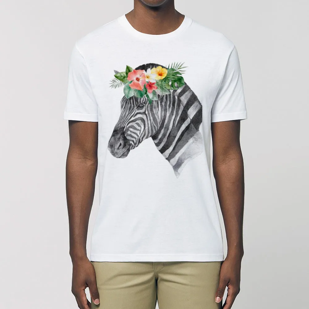 T-Shirt - Floral Zebra