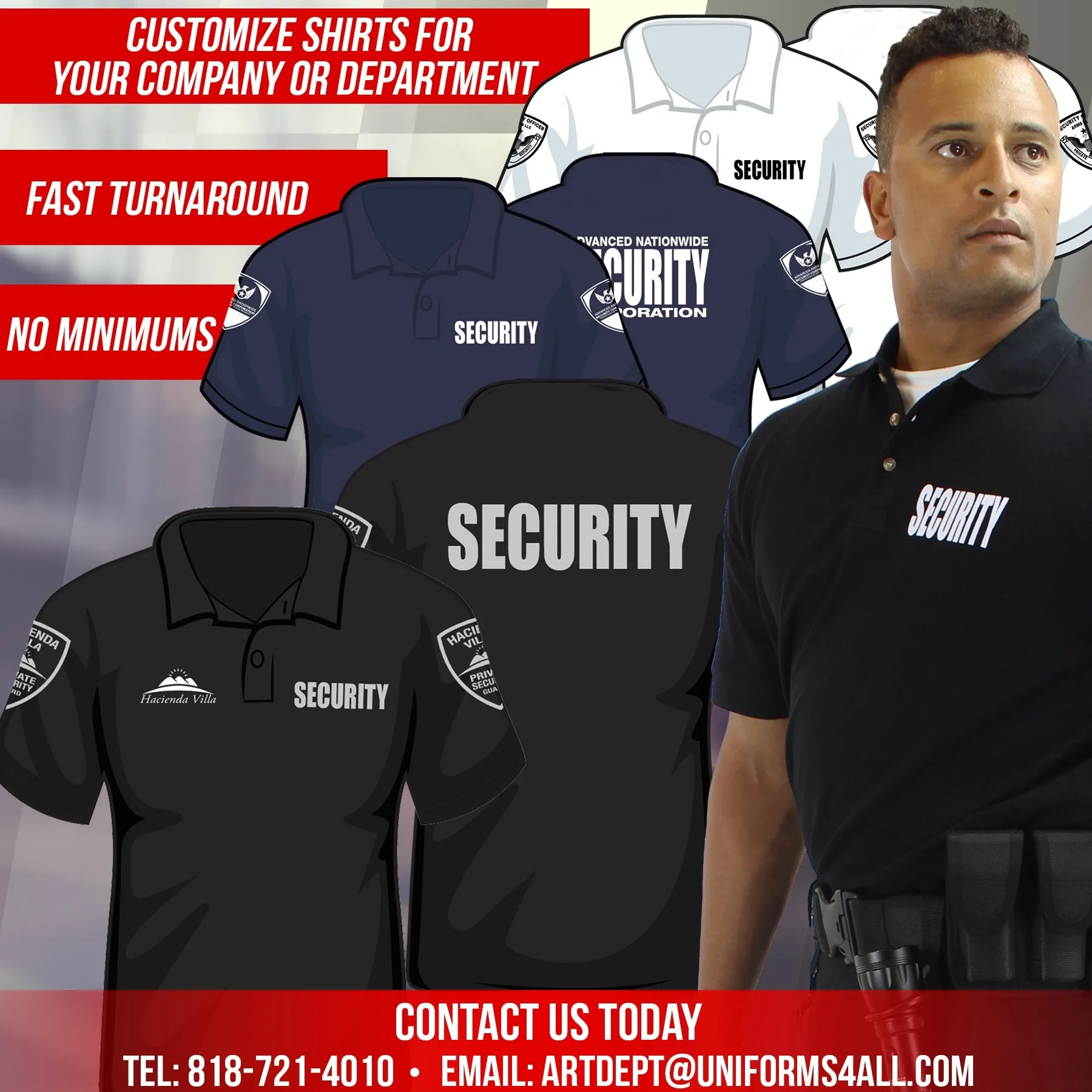 Tactical Performance Staff Polo Shirts