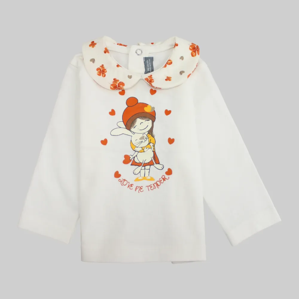 Tender Baby Girl Long-Sleeved Blouse