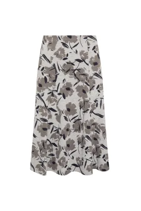 Tonal Floral Skirt