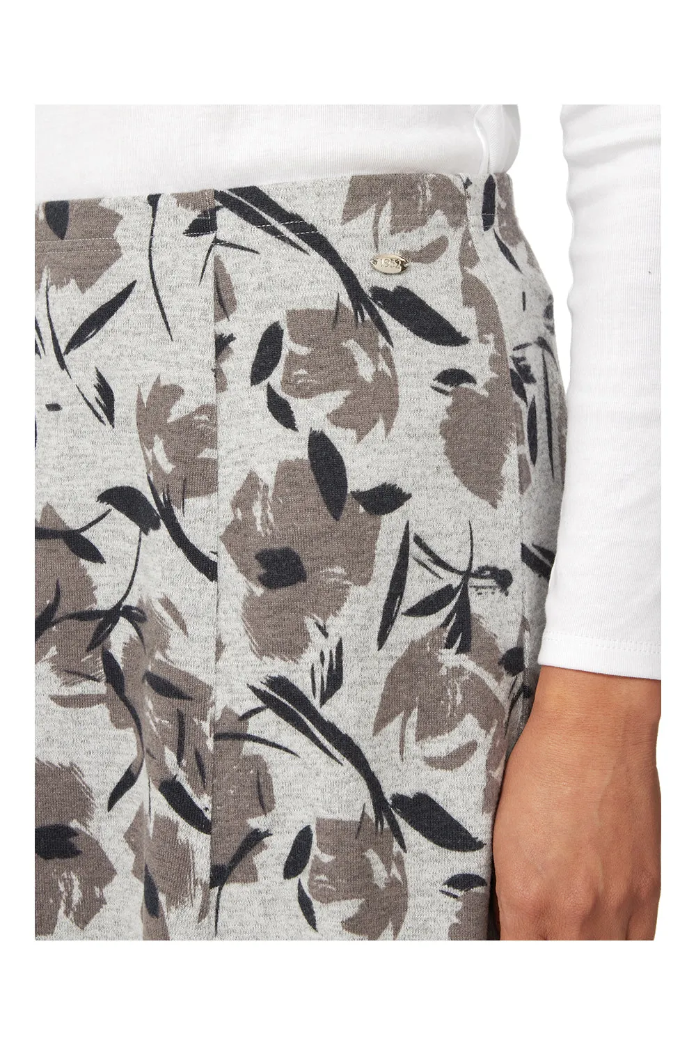 Tonal Floral Skirt