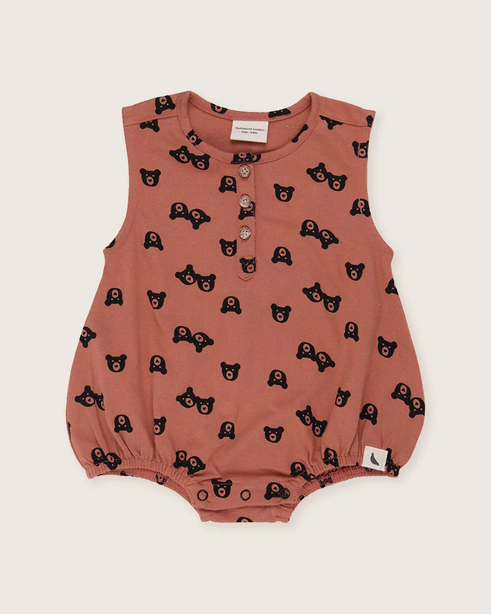 Two Bears Bubble Romper