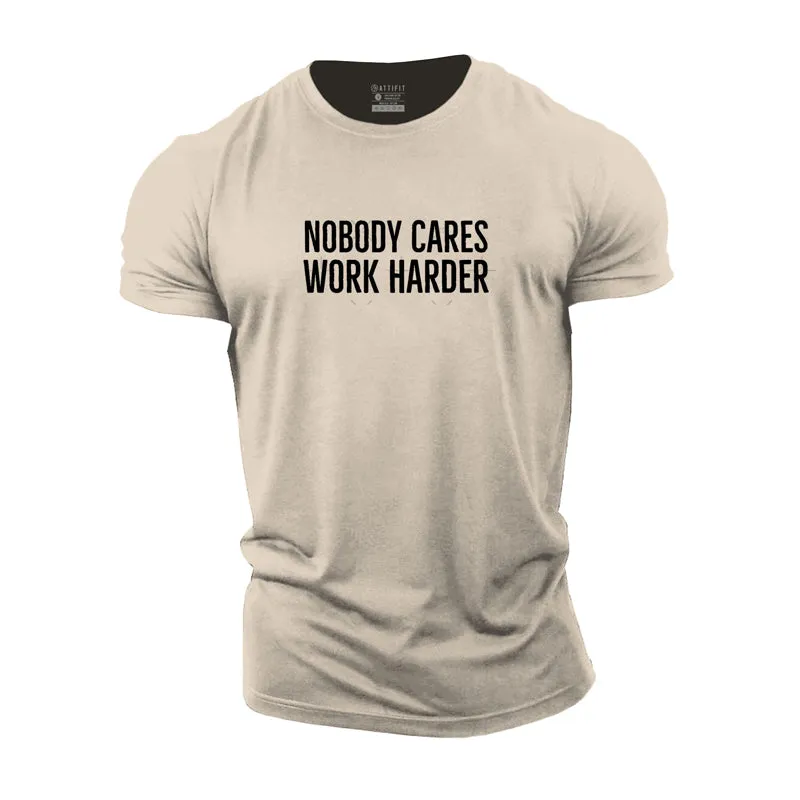 Work Harder Cotton T-Shirt