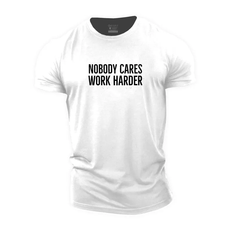 Work Harder Cotton T-Shirt