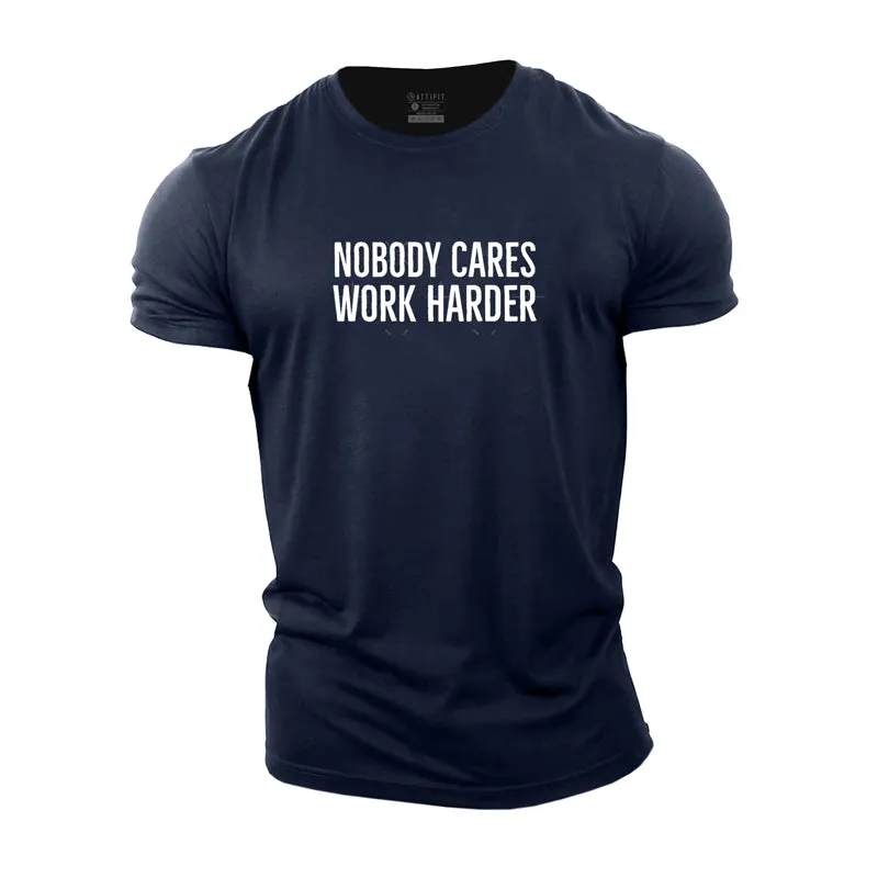 Work Harder Cotton T-Shirt