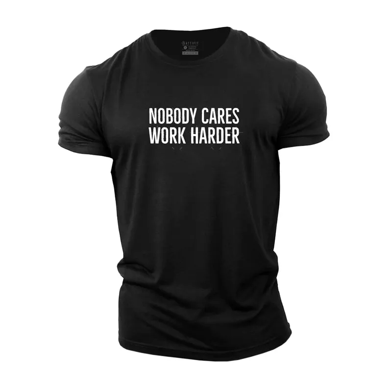 Work Harder Cotton T-Shirt