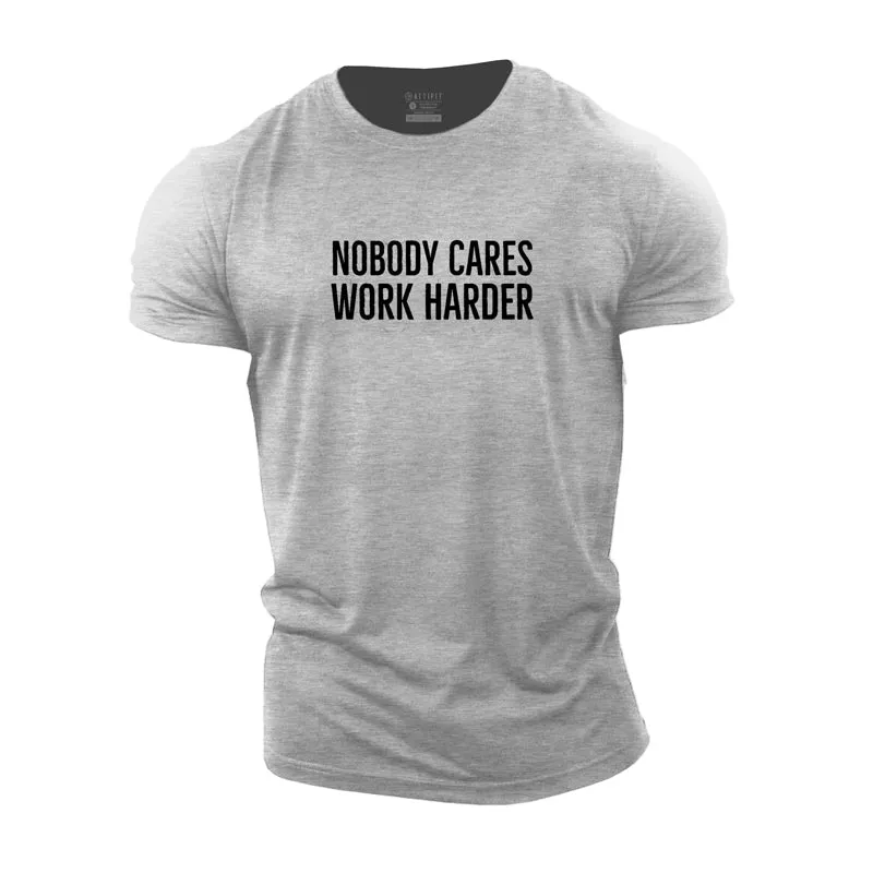 Work Harder Cotton T-Shirt